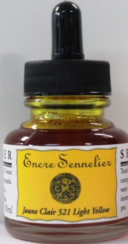 Sennelier ink 521 light yellwo  30 ml (100 ml=20,90 €)